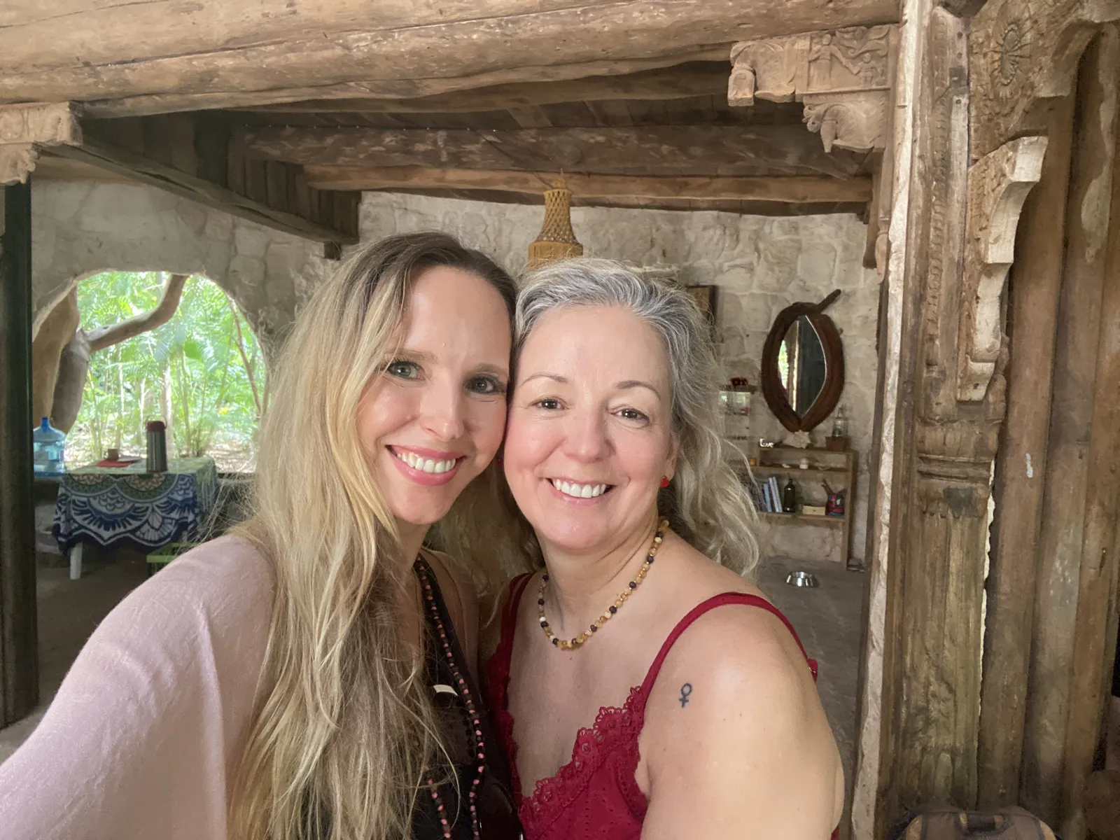 Reset & Recharge guests with their host, March 2024