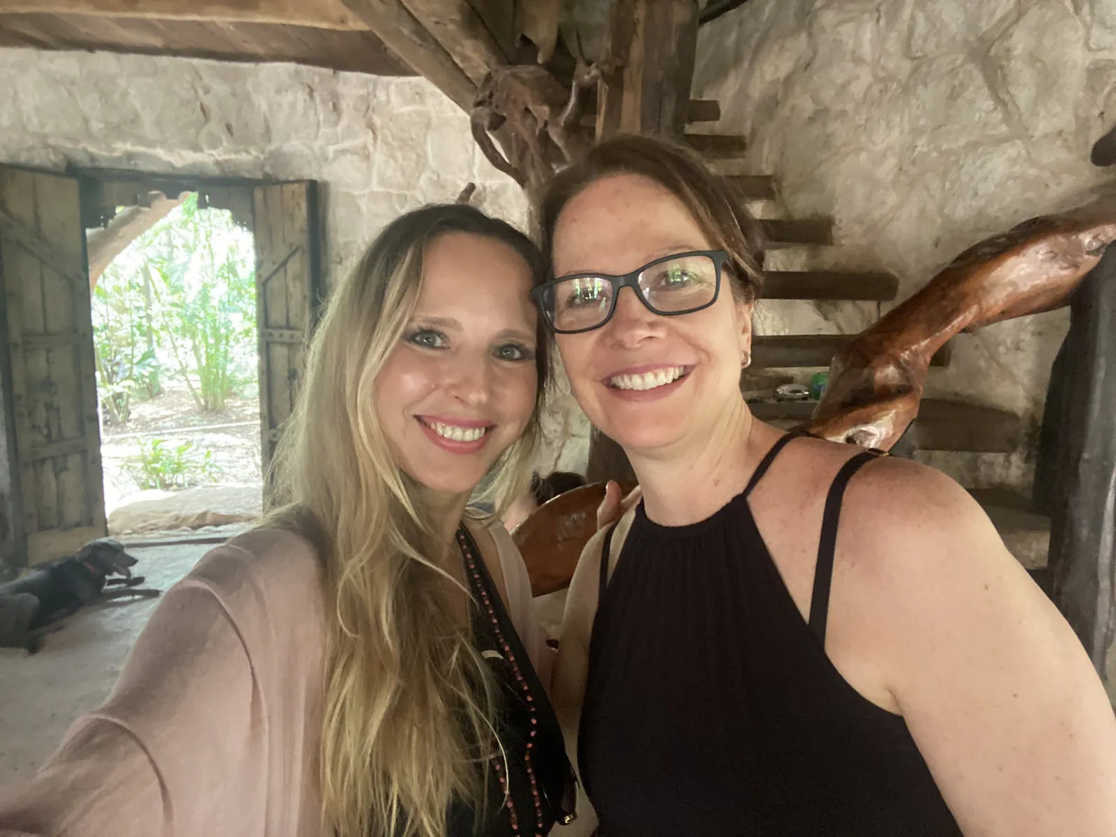 Reset & Recharge guests with their host, March 2024