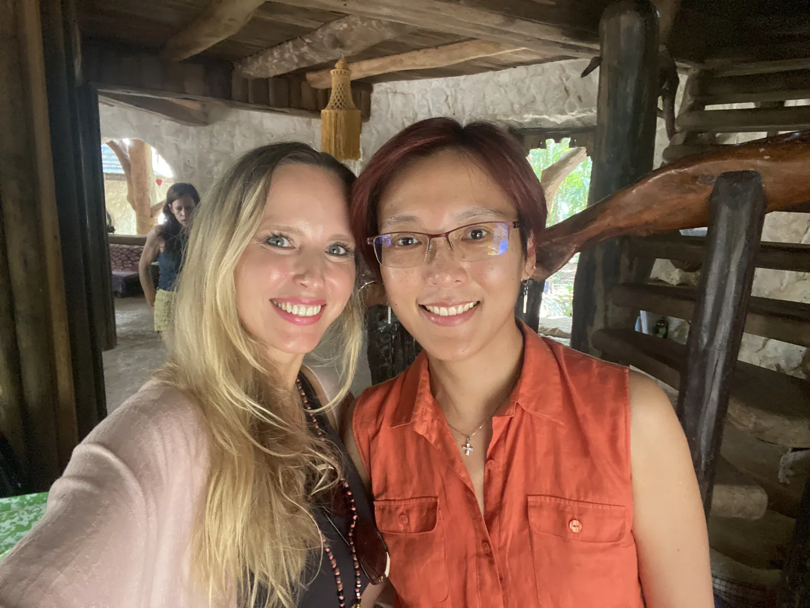 Reset & Recharge guests with their host, March 2024