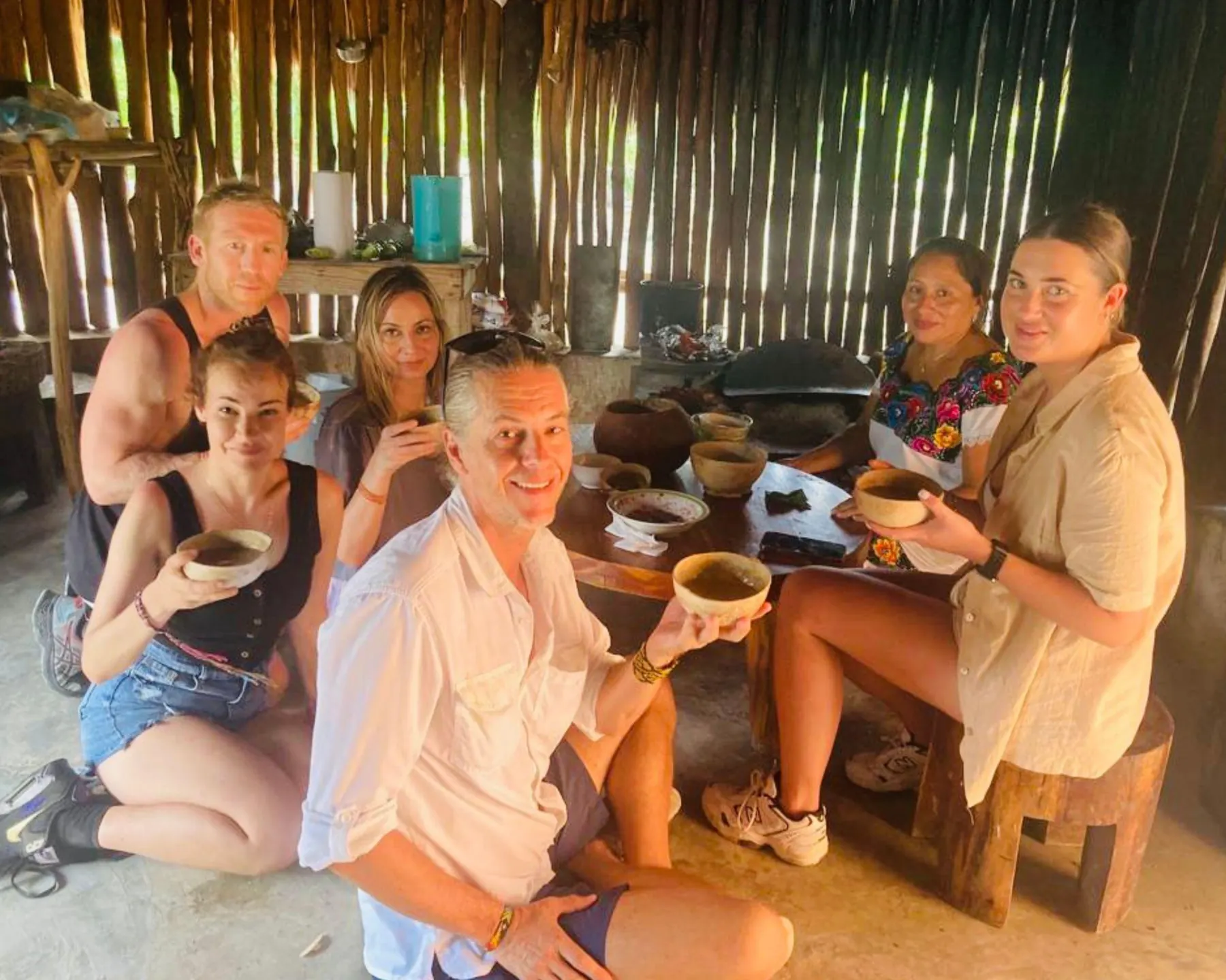 A Jungle Reboot group sharing cacao